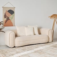 طقم كنب تورفيلا كنبة مقعدين، كنبة ثلاثة مقاعد مع و...