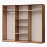 دولاب ملابس لوريتا خشب ب 6 أبواب مع 2 مرايا مقاس 2...