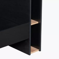 سرير فردي ذكي بلوح رأسي من لوسو- 90x200 سم