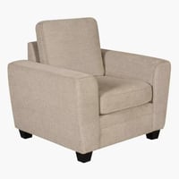 كنبة مفردة مورفيلا قماش بمساند ذراعين قماش لون بيج...