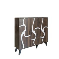 دولاب احذية فالوريا 3 درفات خشب ماليزي 5 أدوار - ب...