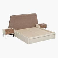 طقم غرفة نوم كينج 6 قطع من لوسيا - 180x200 سم