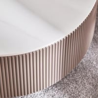 طقم طاولات قهوة دارڤيلّا من الحجر الملبد قطعتين قا...