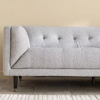 كنبة كاليستا بـ3 مقاعد قماش بوكليه لون رمادي باجل...