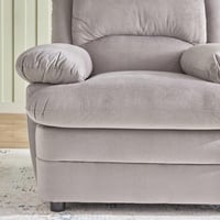 كنبة قماشيّة مقعد واحد لون بيج من فيونا