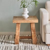 طاولة جانبية مربعة من الخشب الصلب - من جوليانا