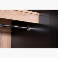 دولاب ملابس 3 أبواب بمرآة و3 أدراج من جوردن