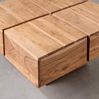 طاولة قهوة سورڤيلّي من الخشب الصلب