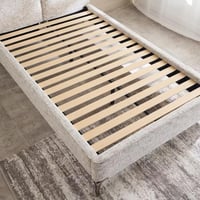 سرير توين منجد من فلورين - 120x200 سم