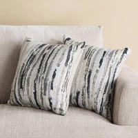 كنبة قماش بمقعدين مع وسادتين من فرنزي لون بيج