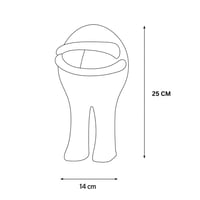 مجسم ديكوري ريزين بلون بيج ولمسة فنية مميزة مقاس 1...