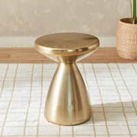طاولة جانبية من كوزميك معدن ميتالك ذهبي