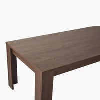 طاولة سفرة خشب طبيعي لون بني 8 مقاعد - من تريفينا