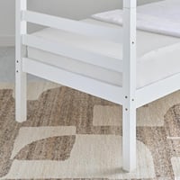 سرير طابقين فردي قابل للتحول فانيلا من ستوفا لون ا...