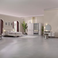 دولاب ملابس كونراد خشب ب 6 أبواب و مرايا مقاس 265x...