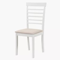 طقم طاولة سفرة مستطيلة خشب لون ابيض 6 كراسي قماش ب...