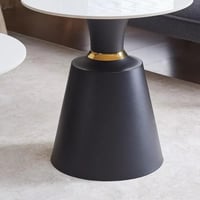 طقم طاولة قهوة زيلڤيسّا 5 قطع سطح الحجر الملبد بقا...