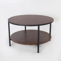 طاولة قهوة سيرينا خشب 2 دور باللون البني مقاس 80x4...