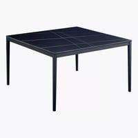 طاولة قهوة دولڤيرا قطعتين مربعة سطح من الحجر الملب...