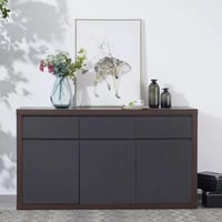 طقم طاولة سفرة كبيرة مع وبوفيه 3 أبواب و 3 ادراج أ...