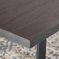 طاولة قهوة إندوس خشب بقواعد معدن لون بني مقاس 120X...