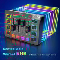 مكسر صوتي وبث احترافية مع إضاءة RGB قابلة للتخصيص...