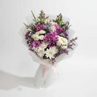 باقة ورد طبيعي فاخر فيرونيكا وكريز هولندي بألوان ز...