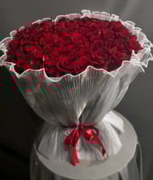 باقة ورد جوري أحمر 50 وردة