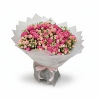 باقة بيبي روز جامبو | تنسيق فاخر بحجم كبير