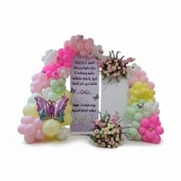 تزيين مدخل مناسبات فاخر لمناسبات عيد الميلاد والتخ...