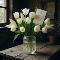 فازة ورد طبيعي فاخرة بتنسيق احترافي متعدد الأصناف