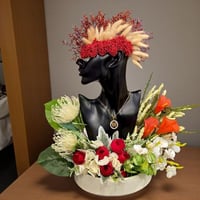 فازة ورد مجفف فاخر