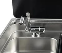 صنبور قابل للطي خطين حار/بارد