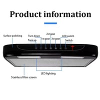 شفاط مطبخ مزود بإضاءة