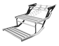 سلم صعود يدوي ثنائي مع انارة