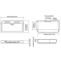 شفاط مطبخ مزود بإضاءة