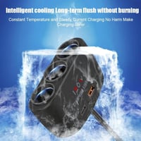 موزع شاحن ولاعه ثلاثي