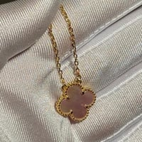 عقد فينتاج ألامبرا | عرق اللؤلؤ بيبي بينك