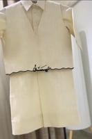 طقم العيد ثوب مخيط مع سديري