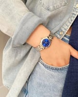 كاسيو LTP كبلز فضي-ازرق