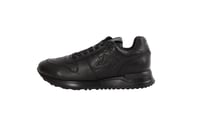 حذاء لويس فيتون سنيكرز جلد أسود رجالي