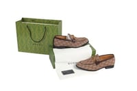 حذاء Gucci Loafer رجالي بنقشة GG الأيقونية مع تفاص...
