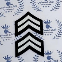 رتب ربل عسكريه افراد عريف قطعتين لون اسود