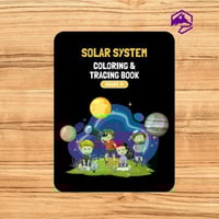 كتيب تلوين وتتبع كواكب المجموعة الشمسية – للأطفال...