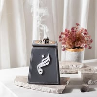 مبخرة عرايس خشب ملبس جلد بالاسم