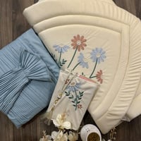 طقم صلاه رمضاني سجادة مع شرشف ومصحف مغلف