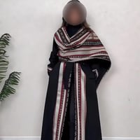 فروه بشت نسائي مطرز بسدو