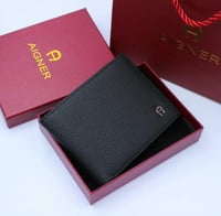 محفظة اقنر رجالية فاخرة – لون أسود | هدية أنيقة