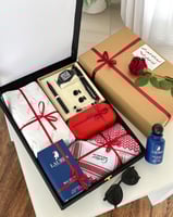 هدية رجالية فخمة بوكس كارتير مع قماش وعطر