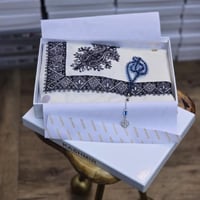 شال كشميري صوف طبيعي مع مسبحه